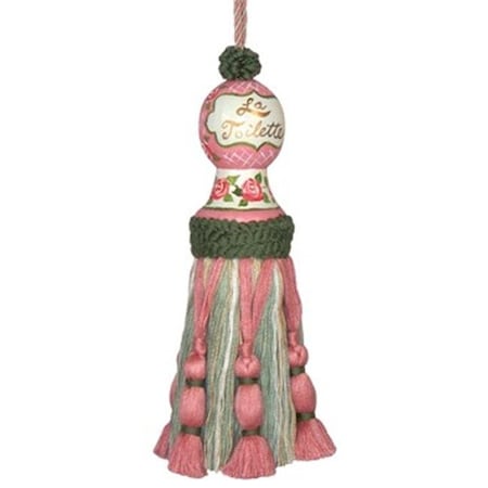 123 Creations C451.7.5 Inch La Toilette - Hand Painted Tassel